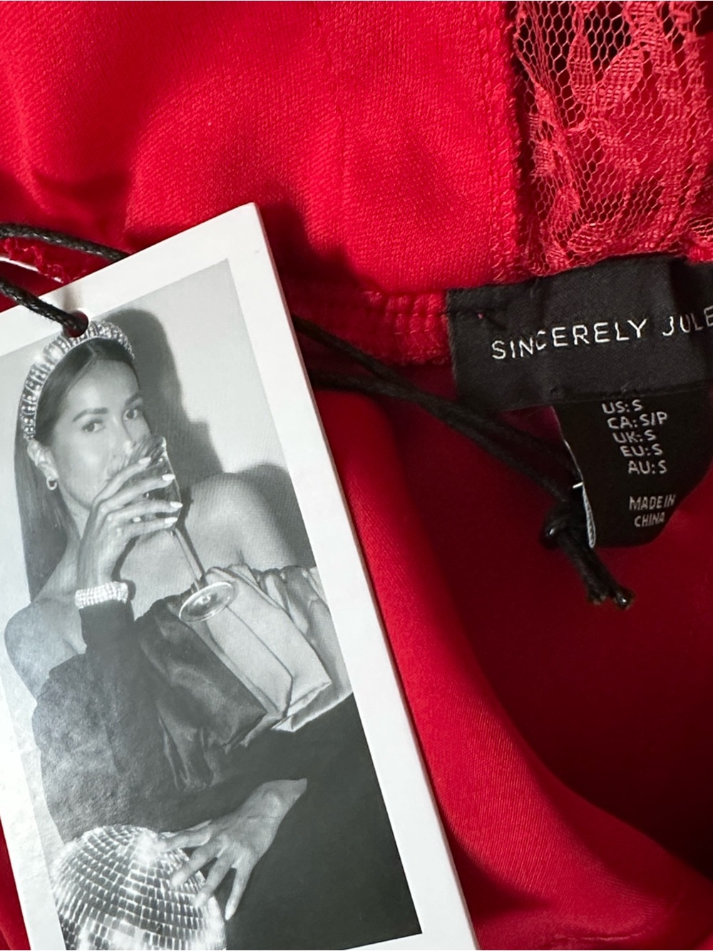 NEW - VIRAL Sincerely Jules Lace Trim Satin Maxi Dress - Picture 5 of 5